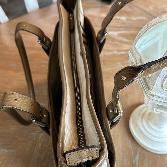 Burberry novacheck canvas tote bag COA - Picture 7 of 17